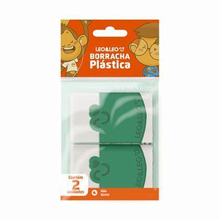 Borracha Branca com Cinta Verde (Blister com 2 Unidades) - Leo & Leo
