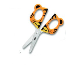 Tesoura Escolar 13cm Cabo Tigre - Kaz