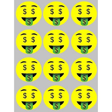 Imã Emoji Dinheirinho - 12 Unidades
