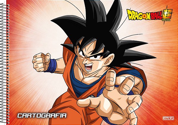 Caderno Brochura Dragon Ball Super Sayajin - 80 Folhas - São