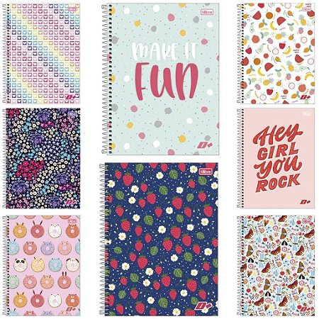 Caderno Espiral Capa Dura Universitário 1 Matéria D+ 96 Folhas - Tilibra