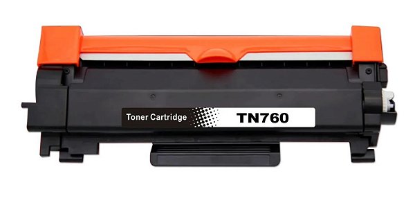 Toner Preto Compatível com Brother TN760 TN730 para HL-L2350dw L2370dw L2395dw DCP-L2550dw MFC-L2730dw L2750dw 3.000