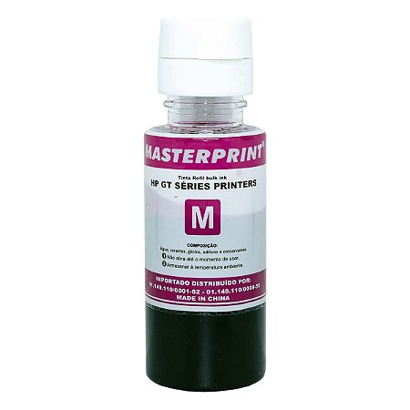 Tinta Magenta Corante Compatível para HP Série GT5822 GT5810 GT5820 GT-5822 70ml