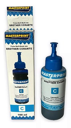 Tinta Ciano Corante Compatível para Brother T310 T510 T710 T810 T910 T4500 100ml