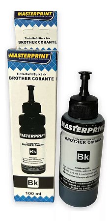 Tinta Black Corante Compatível para Brother T310 T510 T710 T810 T910 T4500 100ml