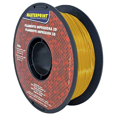 Filamento 3D - PETG Amarelo Translúcido - Rolo 1KG (1.75mm)