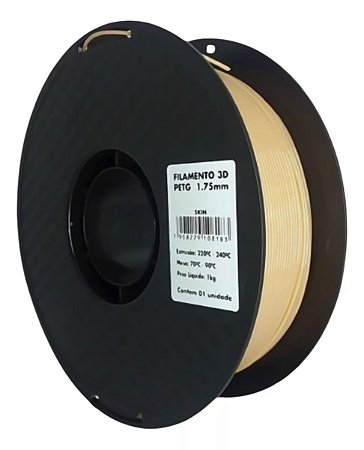Filamento 3D - PETG Skin - Rolo 1KG (1.75mm)