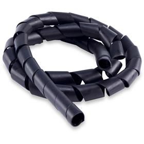 Organizador de Cabos Espiral 20mmx1,1mm 3mts. Preto - Force Line