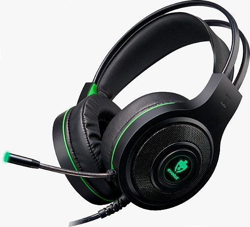 HeadSet Gamer Led Evolut Eg-301GR Temis Verde