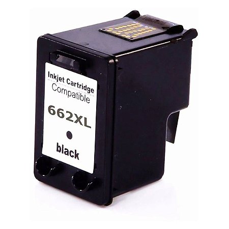 Cartucho de Tinta Preto Compatível 662xl 662 para HP Deskjet 2515 3515 1516 3516 1515 1015 4646 11ml