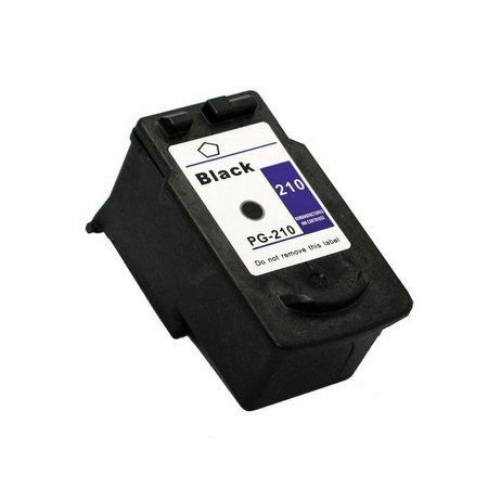 Compatível: Cartucho de Tinta PG210xl para Canon MP490 MP495 MX320 MX330 MX340 MX350 MX360 MX410 MX420 IP2700 / Black / 12ml