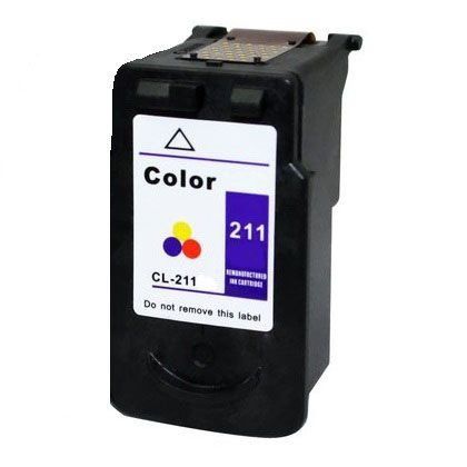 Compatível: Cartucho de Tinta CL211xl para Canon MP490 MP495 MX320 MX330 MX340 MX350 MX360 MX410 MX420 IP2700 / Colorido 12ml