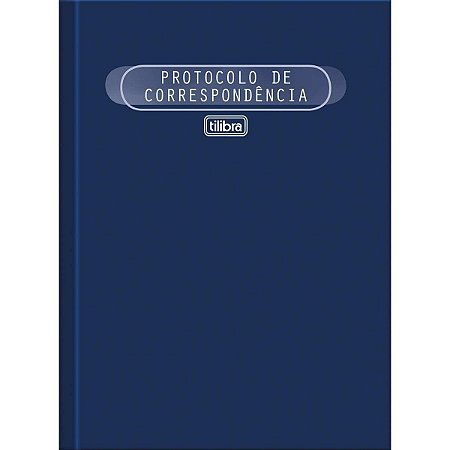 Livro Protocolo de Correspondência 1/4 50 Folhas - Tilibra