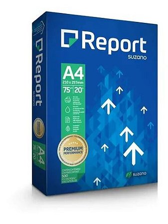 Papel Sulfite A4 (210 x 297 mm)  Report 75g Pct 500 Fls