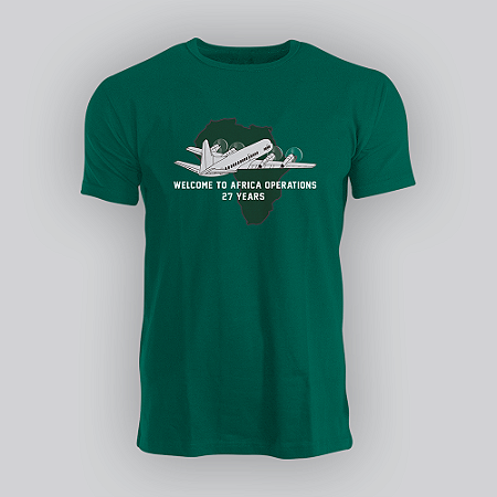 Camiseta Africa Operations  - Aviões e Músicas