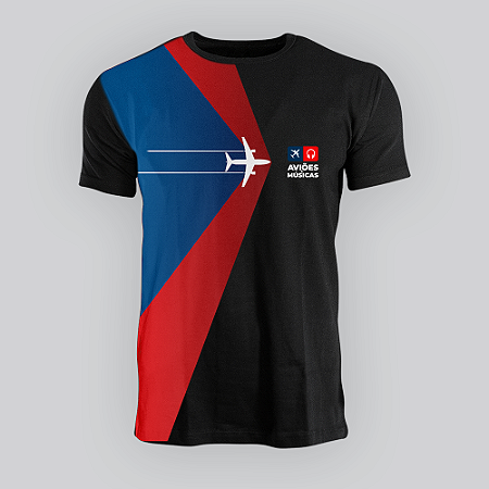 Camiseta Vinheta Aviões e Músicas
