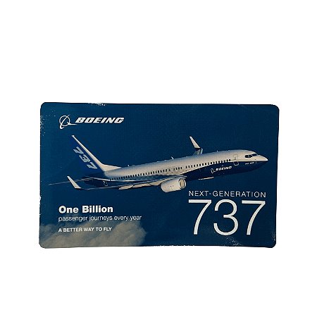 Adesivo 737 Oficial Boeing