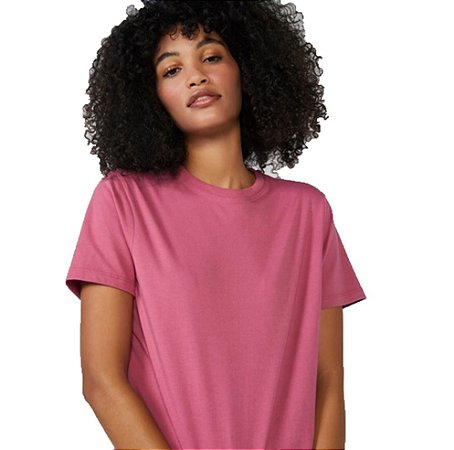 Blusa Básica  Feminina  Manga Curta Hering