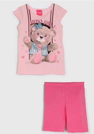 Conjunto Infantil 2pçs Ursinho  Kely Kety