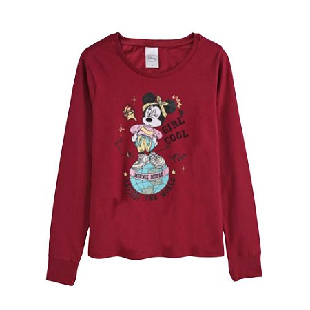 Blusa Infantil Minnie Disney