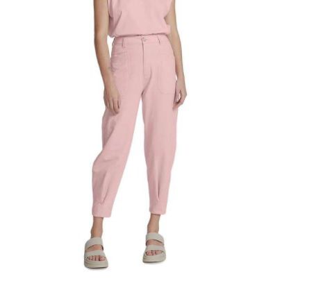 Calça Slouchy Feminina em Moletom Rosa-Claro  Hering