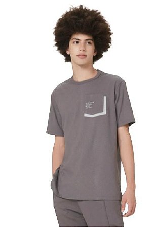 Camiseta Masculina Comfort Com Bolso Hering