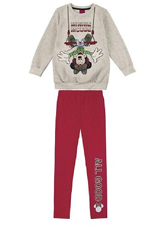 Conjunto Feminino Infantil Estampado Disney