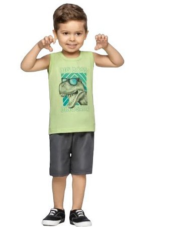 Conjunto Infantil Masculino Verão  Rei Rex