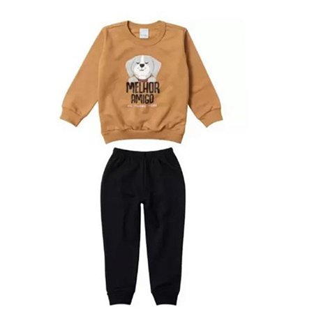 Conjunto Moletom Infantil Menino Malwee kids