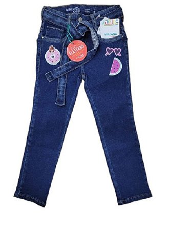 Calça Jeans Skinny Infantil Menina - Malwee Kids