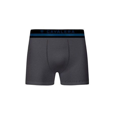 Cueca Boxer Cavalera Raschel Cinza Escuro