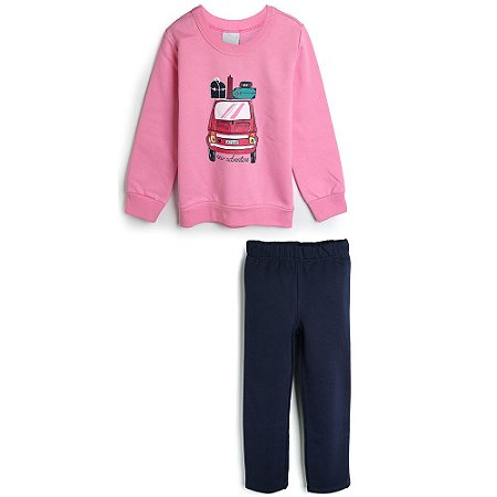 Conjunto Infantil Feminino Longo 1000064453 Malwee Kids