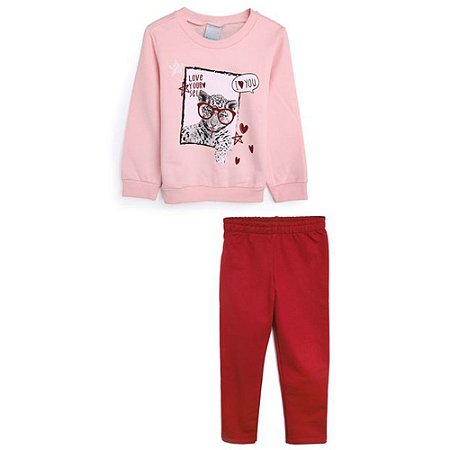 Conjunto Infantil Feminino Inverno 1000064506 Malwee Kids