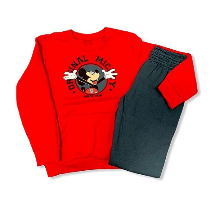 Conjunto Infantil Masculino de Moletom P90139 Disney