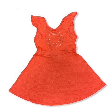 Vestido Infantil Feminino Liso 10150600 Kely & Kety