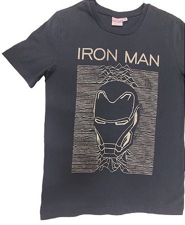 Camiseta Manga Curta Iron Man P32322 Cativa