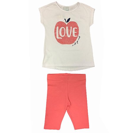 Conjunto de Blusa e Corsario Malwee Kids 1000069741