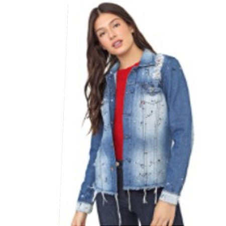 Jaqueta Jeans Feminina 1000056132 Enfim - Outlet do Brás