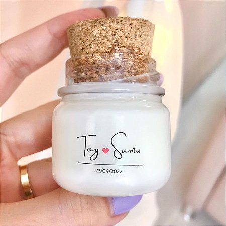 Mini Vela Aromática Lembrancinhas Personalizadas Tay