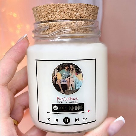 Vela Aromática Dia dos Namorados