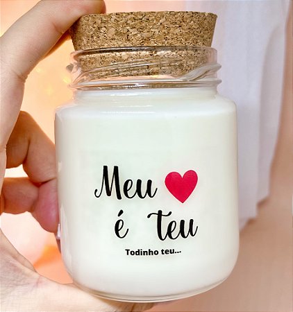 Vela Aromática Dia dos Namorados