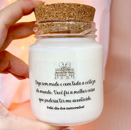 Vela Aromática Dia dos Namorados