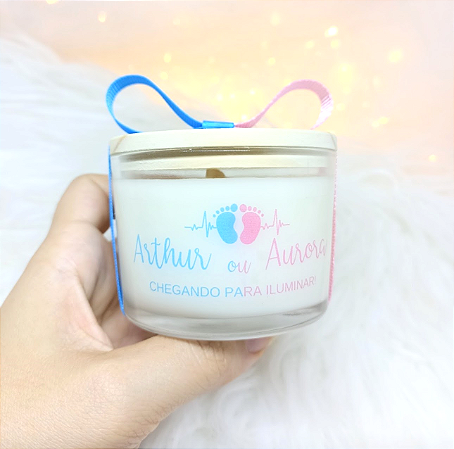 Vela Aromática Lembracinha Chá Revelação 110g