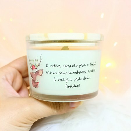 Vela Aromática Lembrancinha Natal Especial 110g