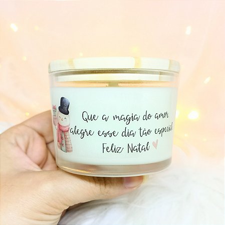 Vela Aromática Lembrancinha Natal Especial 110g