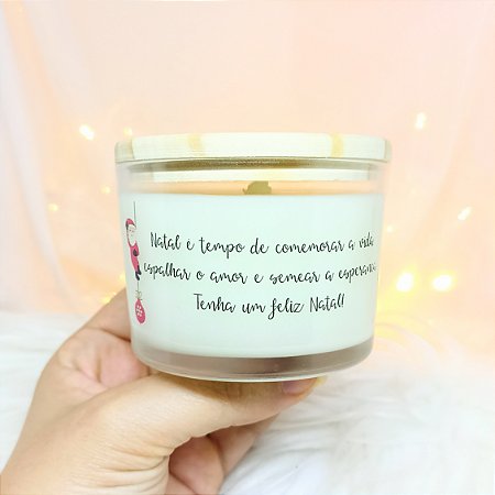 Vela Aromática Lembrancinha Natal Especial 110g