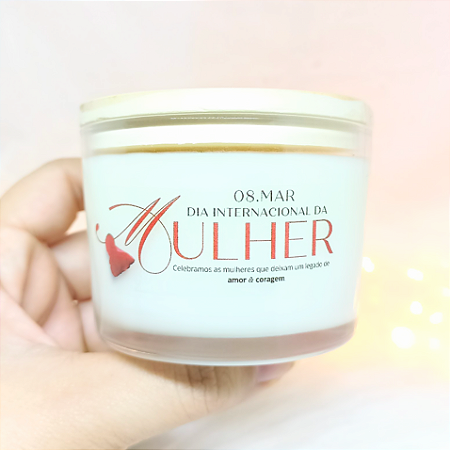 Vela Aromática Lembrancinha Mulher Especial 110g