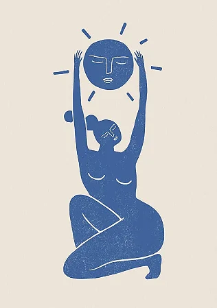 Quadro Peace Warrior com Moldura Branca – Arte Contemporânea Sem Vidro