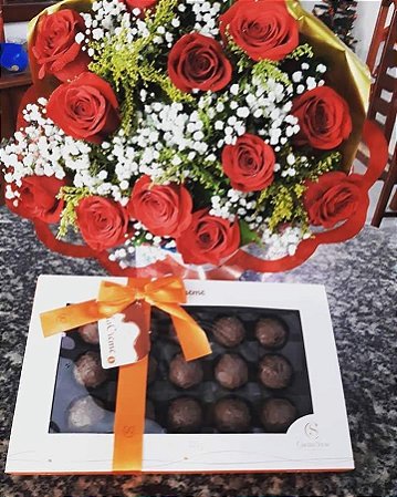 Featured image of post Fotos De Buque De Flores E Chocolate Almofada buqu de rosas m dio flores presente namorada