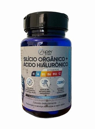 SILÍCIO ORGÂNICO & ÁCIDO HIALURÔNICO - STIPER 30 CAPS